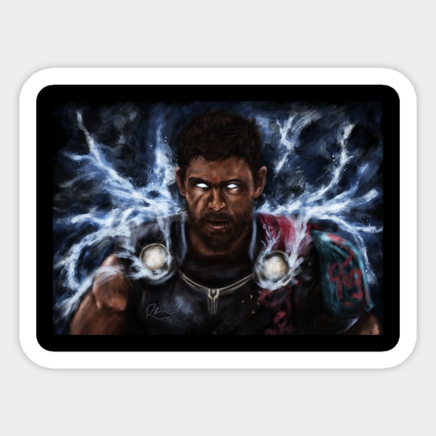 Thor Ragnarok Sticker by RyanRigby